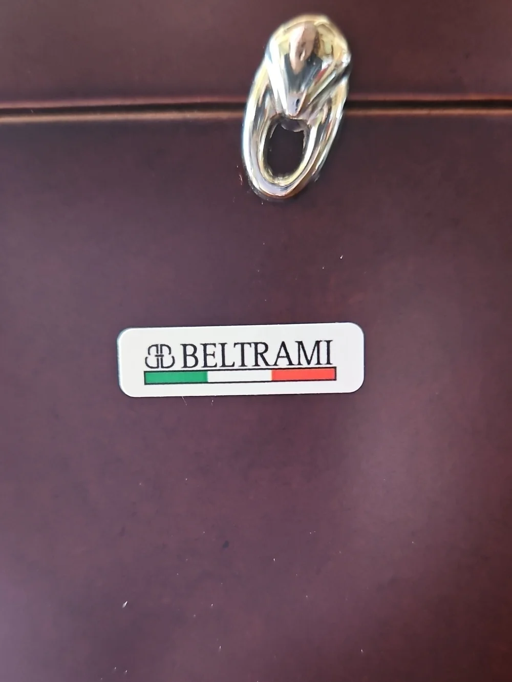 Beltrami Italy Real Silver Plated Textured Picture Frame 8 x 10